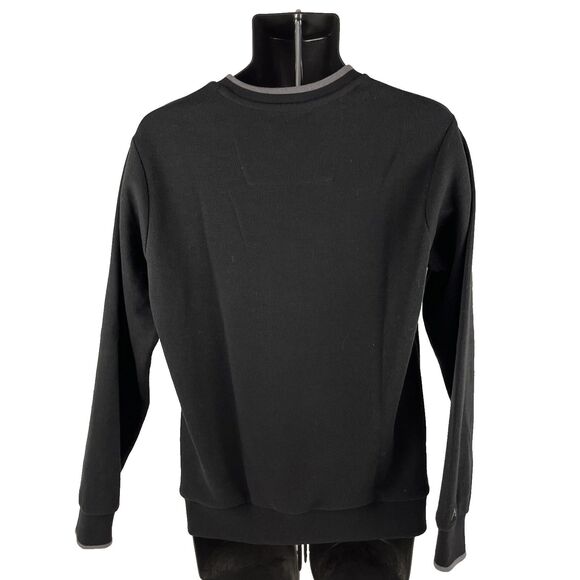 Mens Antigua Pittsburgh Steelers Ribbed Black Sweatshirt Size Small - Picture 7 of 7